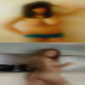Naked girls putting tampons